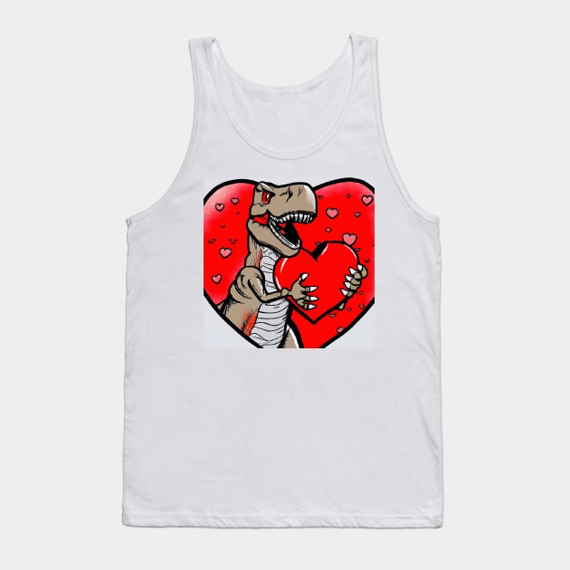 T-Rex In Love Tank Top by TrexAmbassador